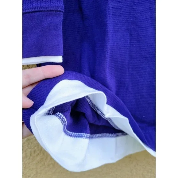 Lady Vesi Women Large Purple Three Quarter Sleeve Shirt NWT - Picture 3 of 7